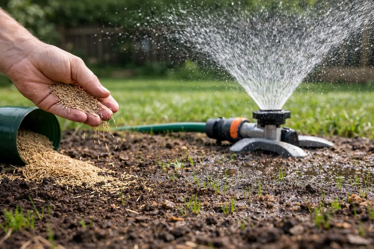 Narrow It Down: Assessing Your Grass Seed Situation How often should I water my new grass seed Section illustration.
