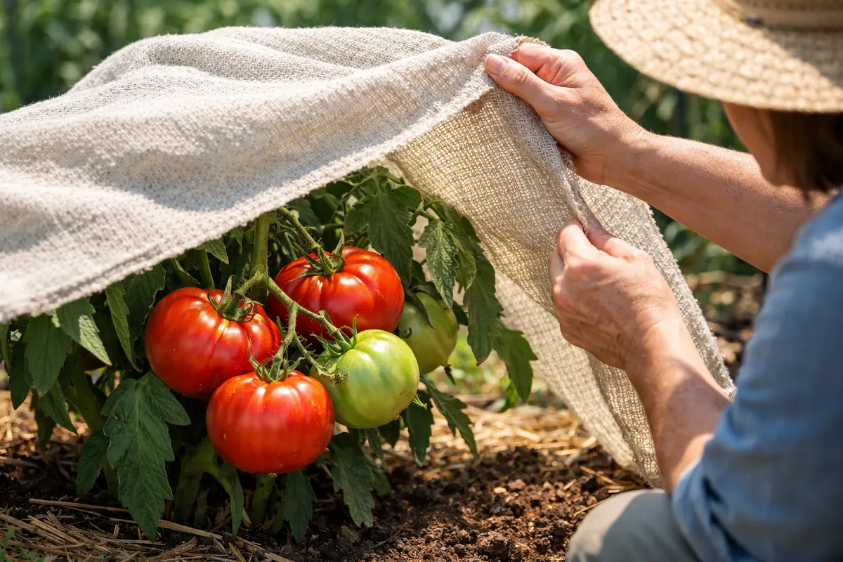 Step 4 – Shield Tomatoes from Extreme Sunlight Stress What to do when beefsteak tomato plants droop after transplant Section