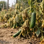 Why are my cucumber plants wilting during the heatwave in containers (Why are my cucumber plants wilting during the heatwave)