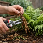 What to do when fern plants droop after transplanting in containers (What to do when fern plants droop after transplanting) F