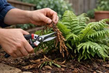 What to do when fern plants droop after transplanting in containers (What to do when fern plants droop after transplanting) F