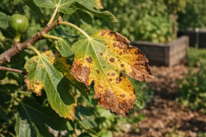 What to do when fig trees develop yellow leaves in summer on lower branc (What to do when fig trees develop yellow leaves in