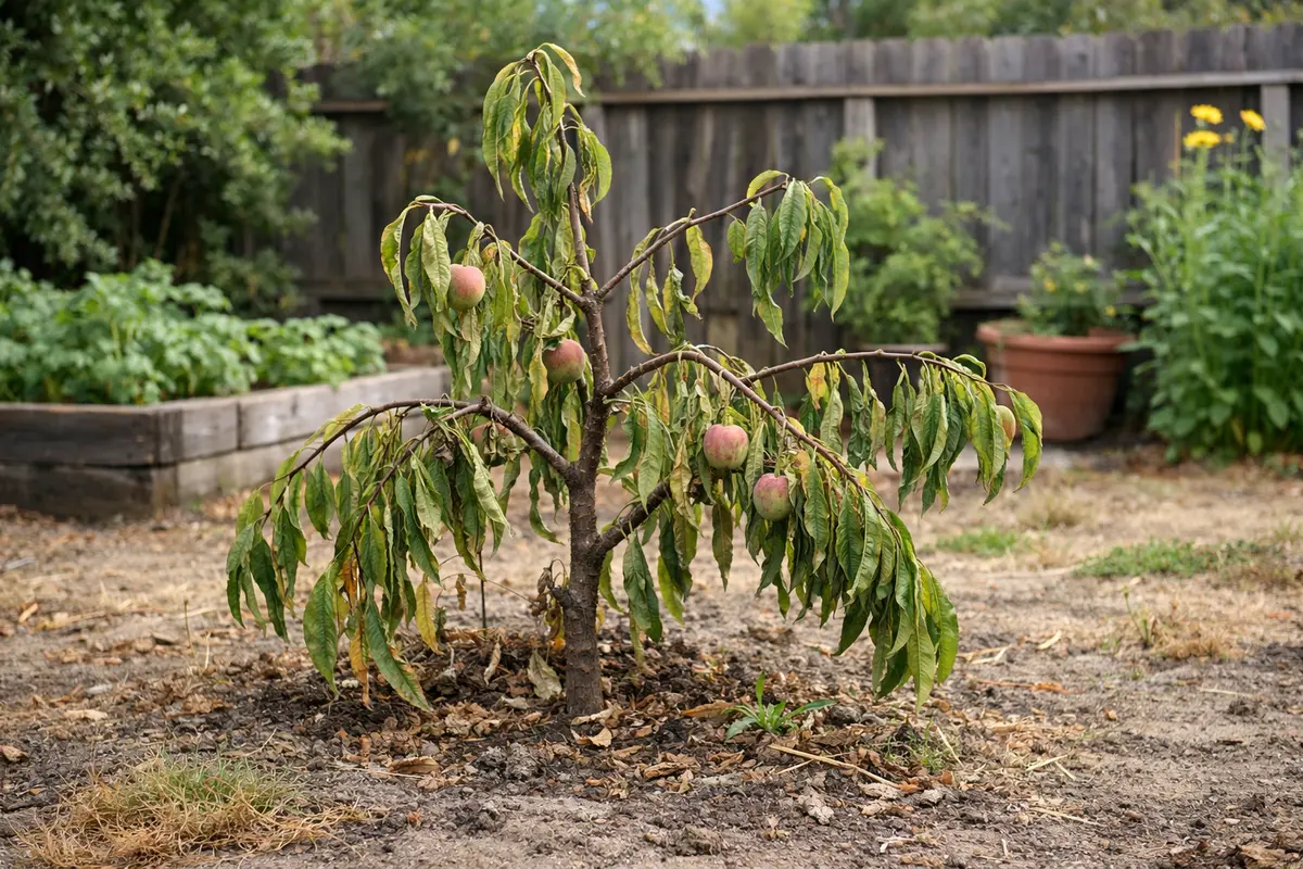 How to fix stunted growth in peach trees during summer on young trees (How to fix stunted growth in peach trees during summer