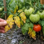 How to fix yellow tomato leaves after heavy rain in containers (How to fix yellow tomato leaves after heavy rain) Featured im