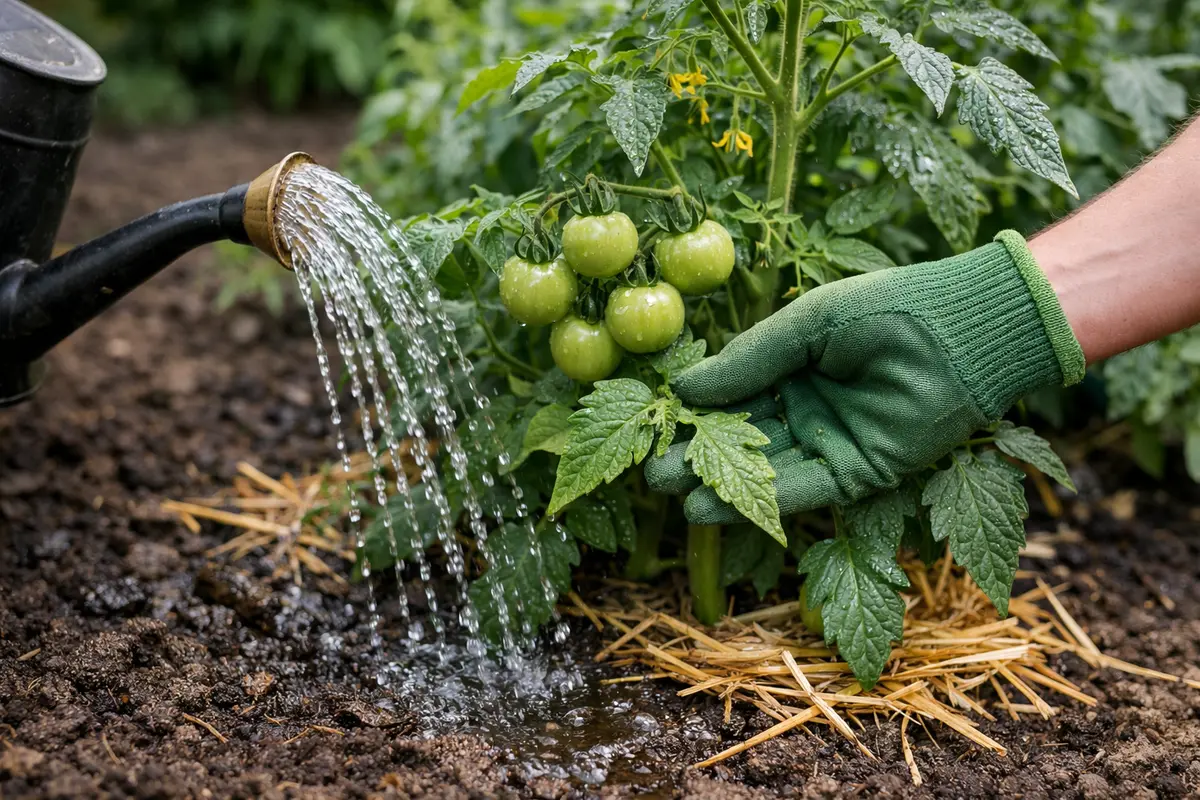 Step 4 – Prevent Yellow Tomato Leaves After Heavy Rain from Returning How to fix yellow tomato leaves after heavy rain Sectio