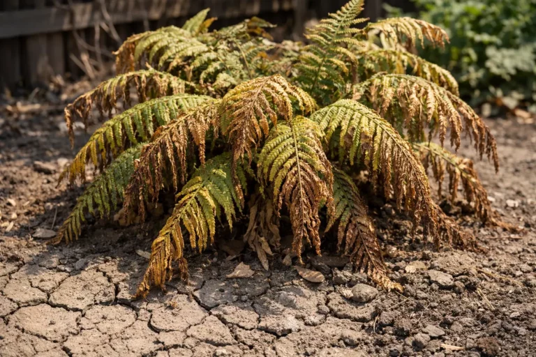 how to fix drooping outdoor showing stress from sun and dry soil