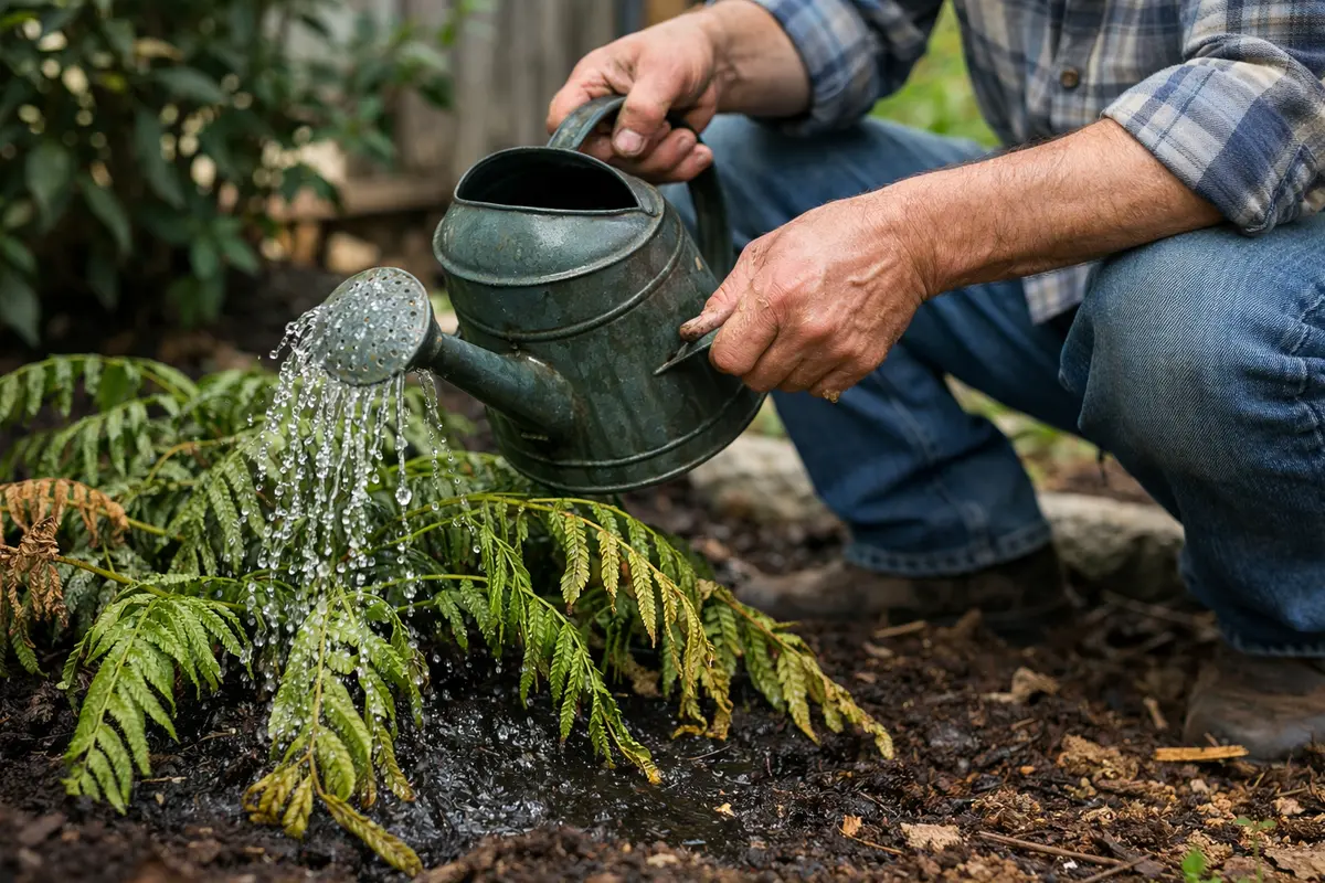 how to fix drooping outdoor ferns after a water drooping ferns immediately