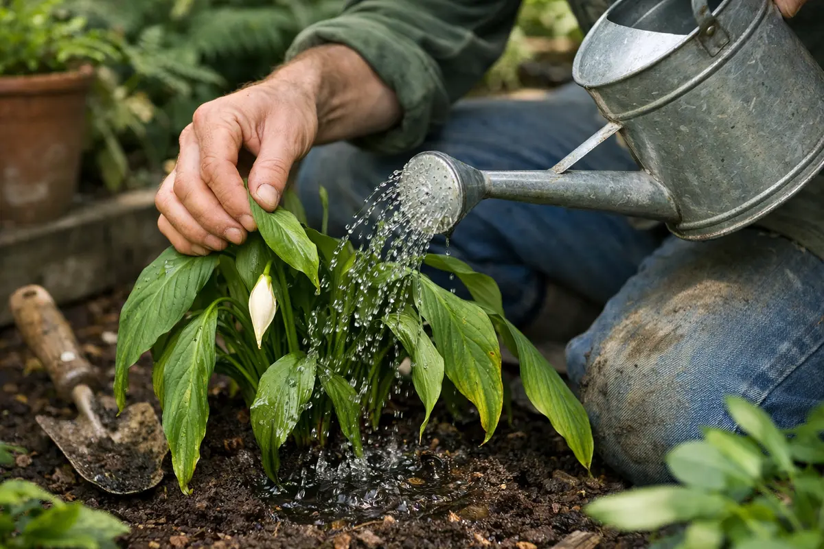 how to fix drooping peace revive drooping peace lily with proper watering