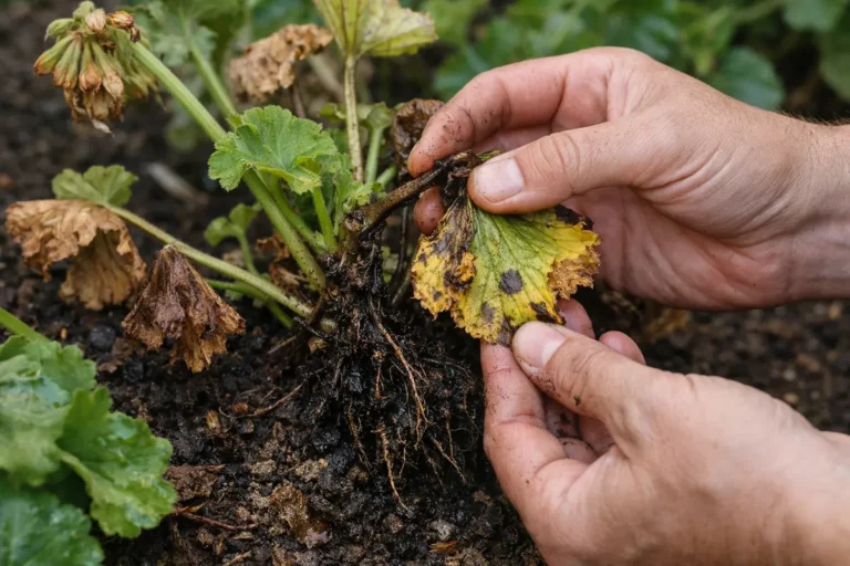how to fix root rot in with damaged foliage in outdoor soil