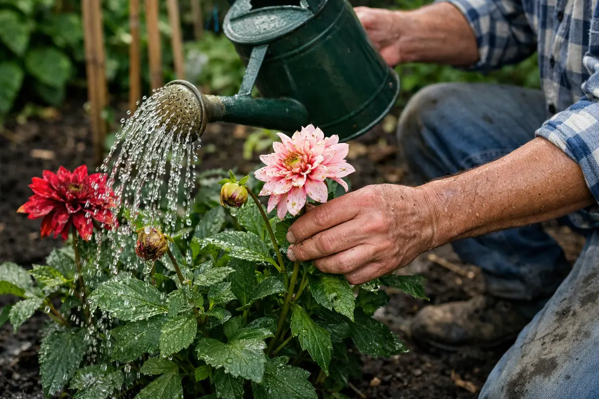 how to fix spots on dahlias water upright dahlias following heavy rain