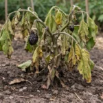 how to fix stunted growth in wilting visibly in real garden soil