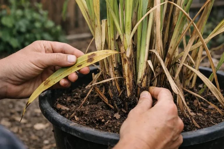 how to fix stunted growth in with damaged foliage in outdoor soil