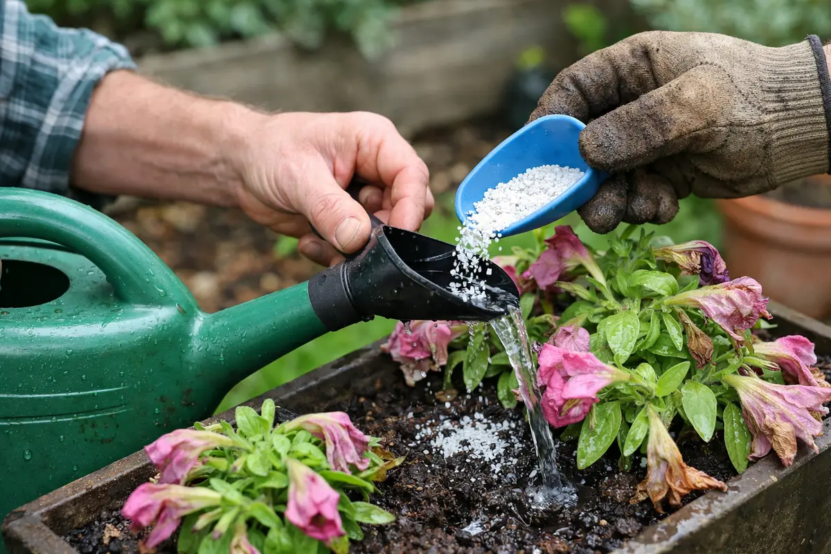 how to fix wilting petunias feed petunias with nutrients to aid recovery