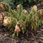 how to fix wilting snapdragons after wilting visibly in real garden soil