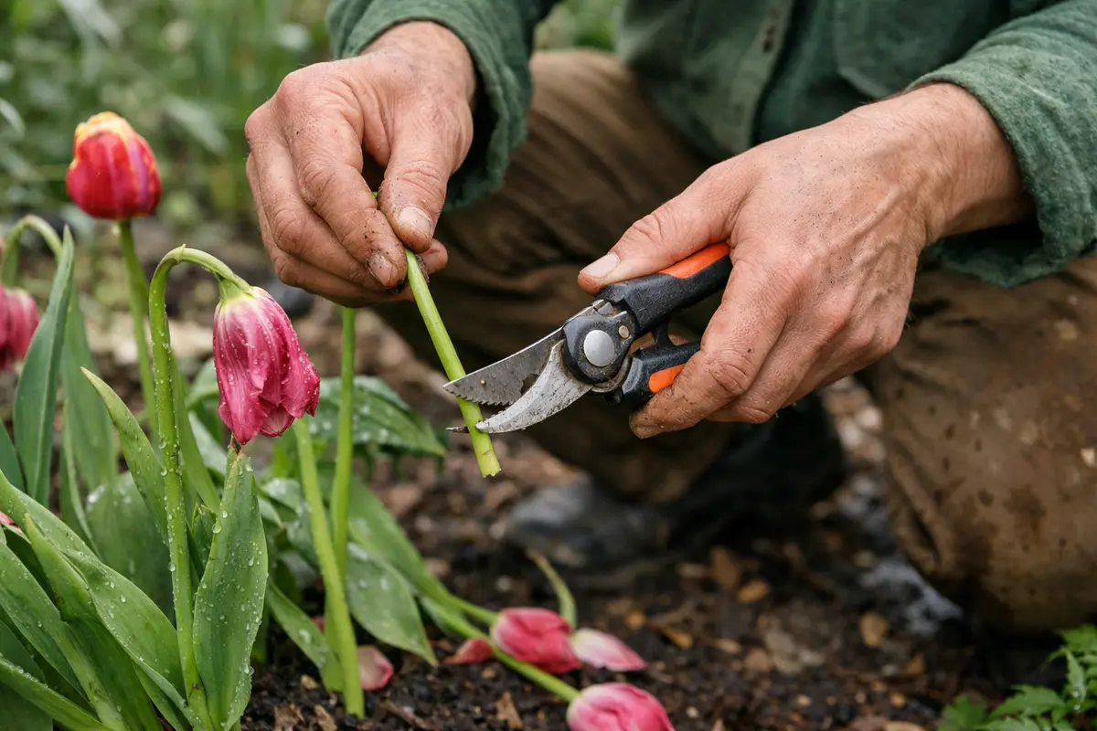 how to fix wilting tulips after heavy trim wilting tulip stems immediately