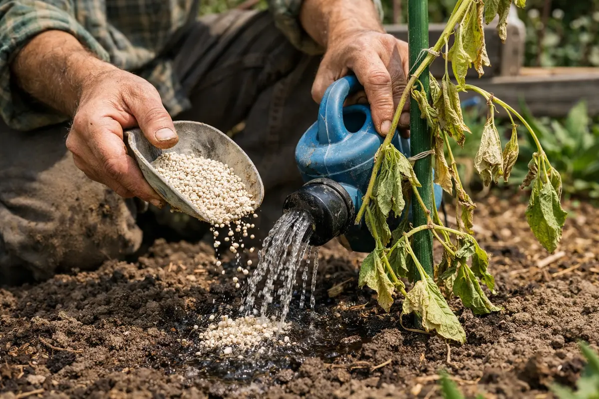 how to fix wilting vines during provide nutrients for wilting vine recovery