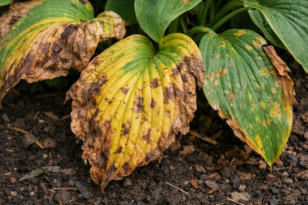 how to fix yellowing leaves with visible browning or spots on leaves