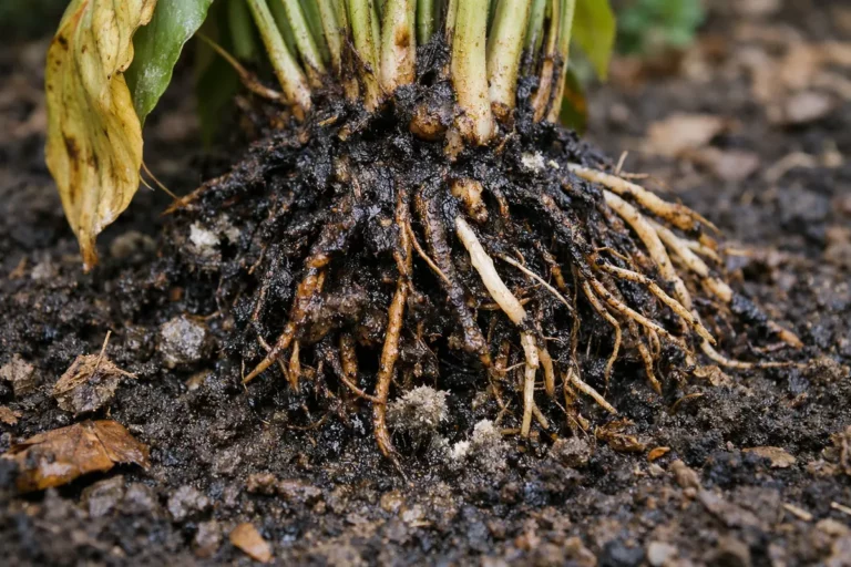 how to prevent root rot in with unhealthy roots showing in soil