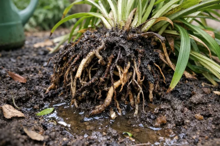 how to prevent root rot in with unhealthy roots showing in soil
