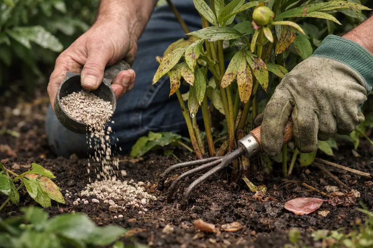 how to prevent rust on peonies after boost nutrients for ailing peonies