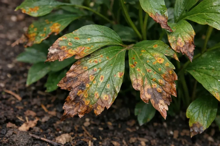 how to prevent rust on with visible browning or spots on leaves