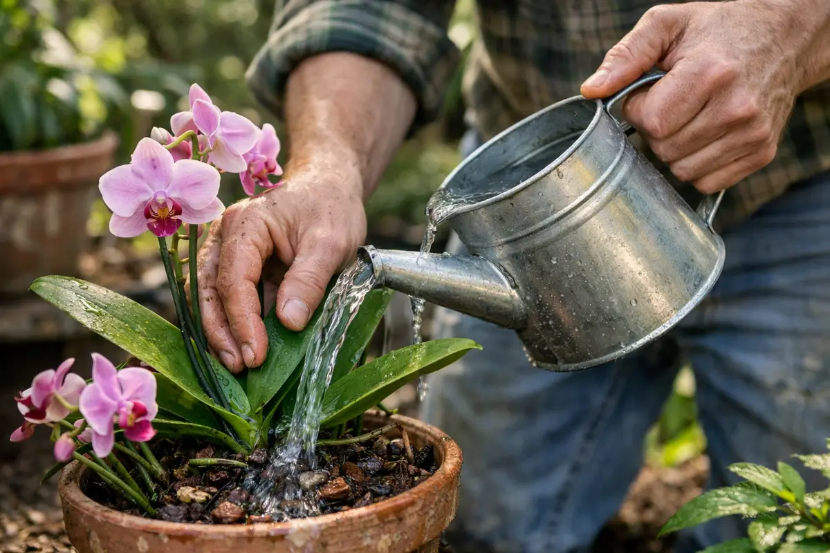 how to prevent wilting in orchids during water orchids immediately to revive