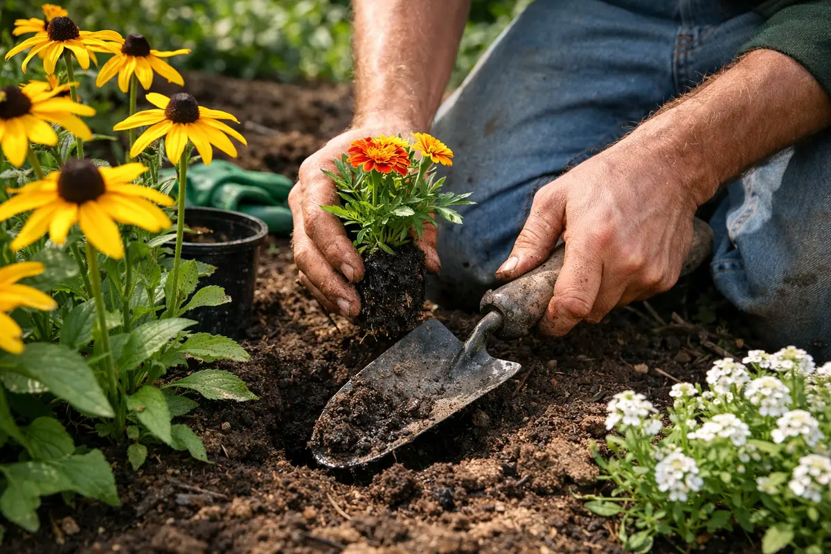 how to stop aphids on black-eyed plant companion flowers to deter aphids