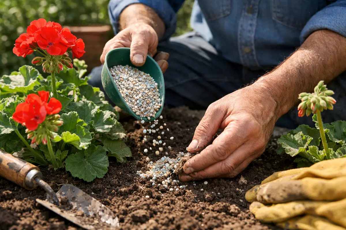 how to stop aphids on geraniums during boost geraniums with nutrient-rich fertilizer