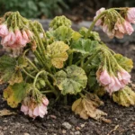 how to stop aphids on geraniums wilting visibly in real garden soil
