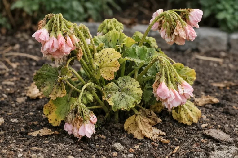 how to stop aphids on geraniums wilting visibly in real garden soil