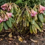 how to stop aphids on rhododendron wilting visibly in real garden soil