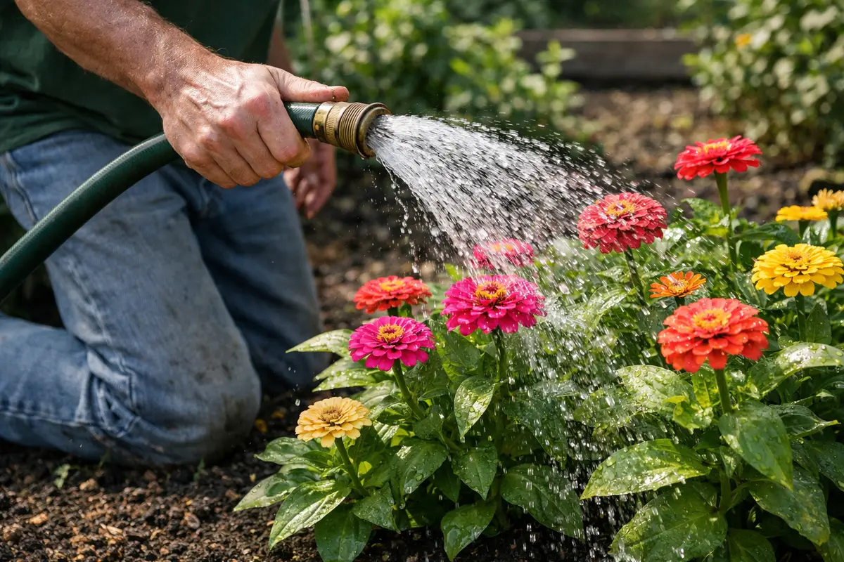 how to stop aphids on water zinnias early to deter aphids' spread