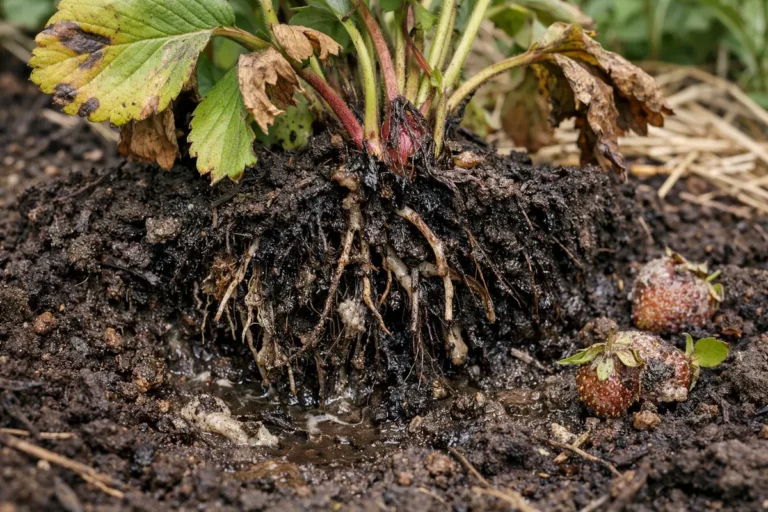 how to stop root rot in with unhealthy roots showing in soil