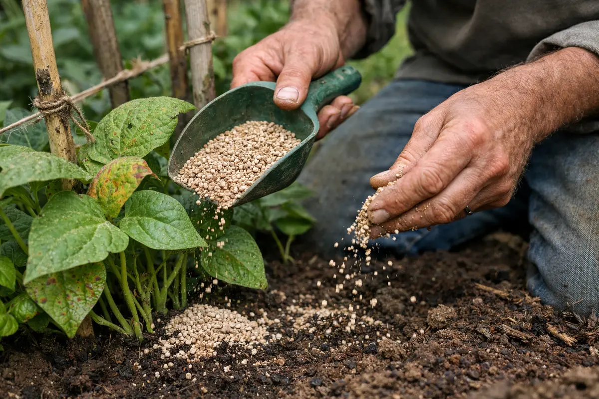 how to stop rust on beans after nourish beans with organic fertilizer