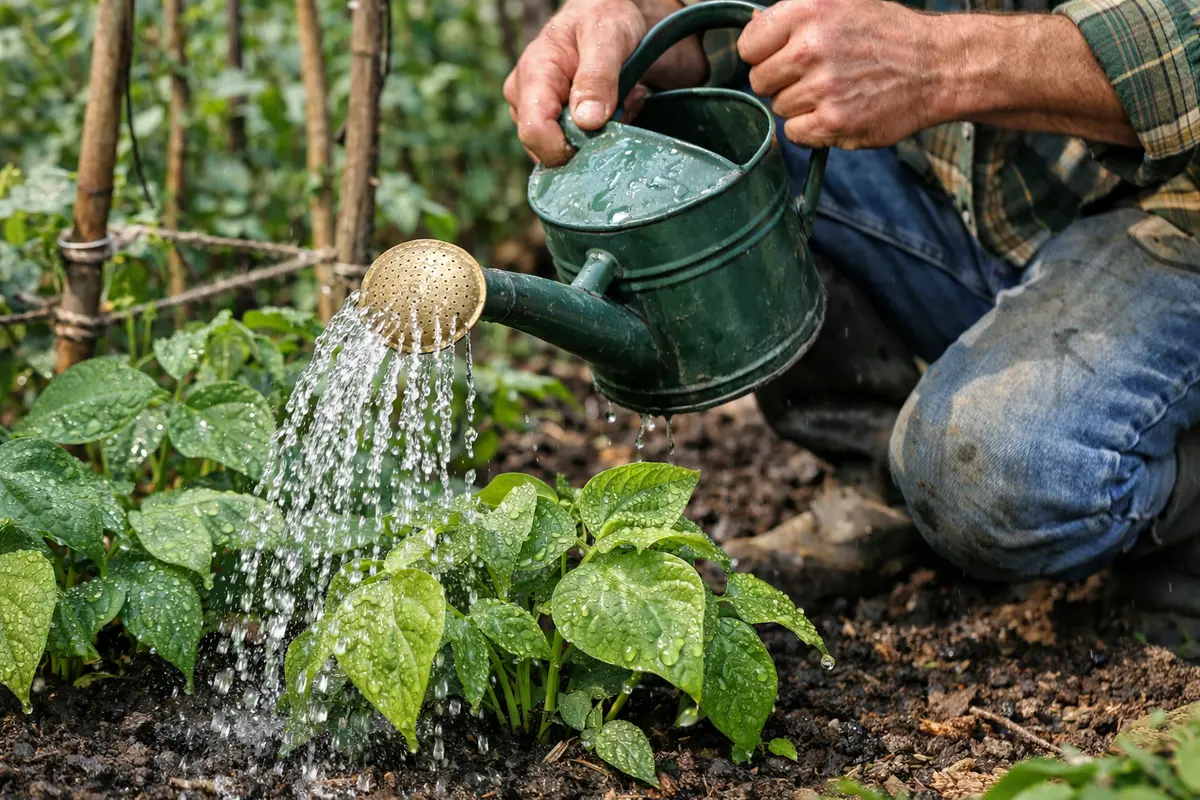 how to stop rust on beans water beans early to prevent rust