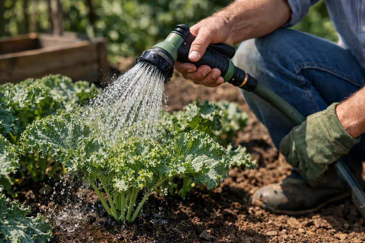 how to stop spider mites on water kale consistently during summer heat