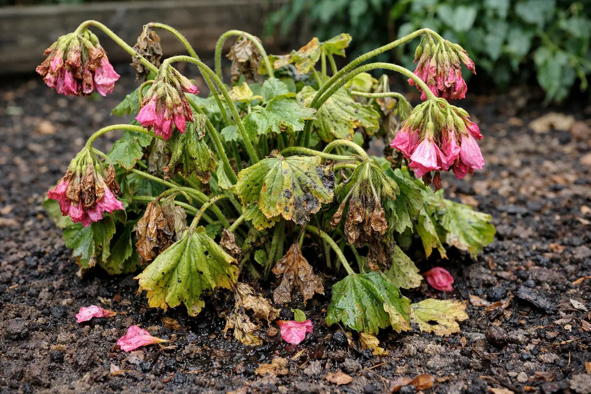 how to stop wilting on geraniums wilting visibly in real garden soil
