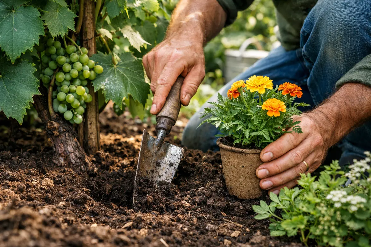 how to treat aphids on grapevines apply companion planting for aphid prevention