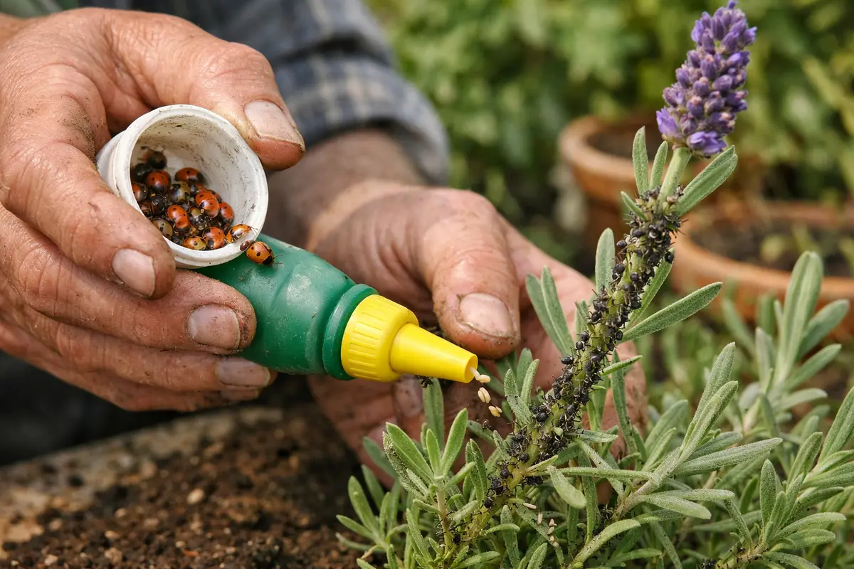 how to treat aphids on lavender establish beneficial insects in your garden