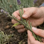 how to treat aphids on lavender with damaged foliage in outdoor soil