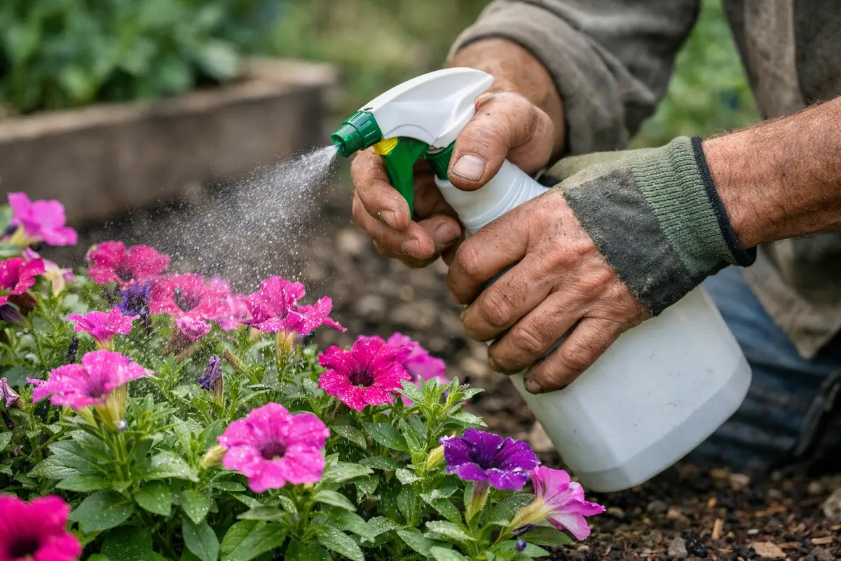 how to treat aphids on petunias spray insecticidal soap on petunias now