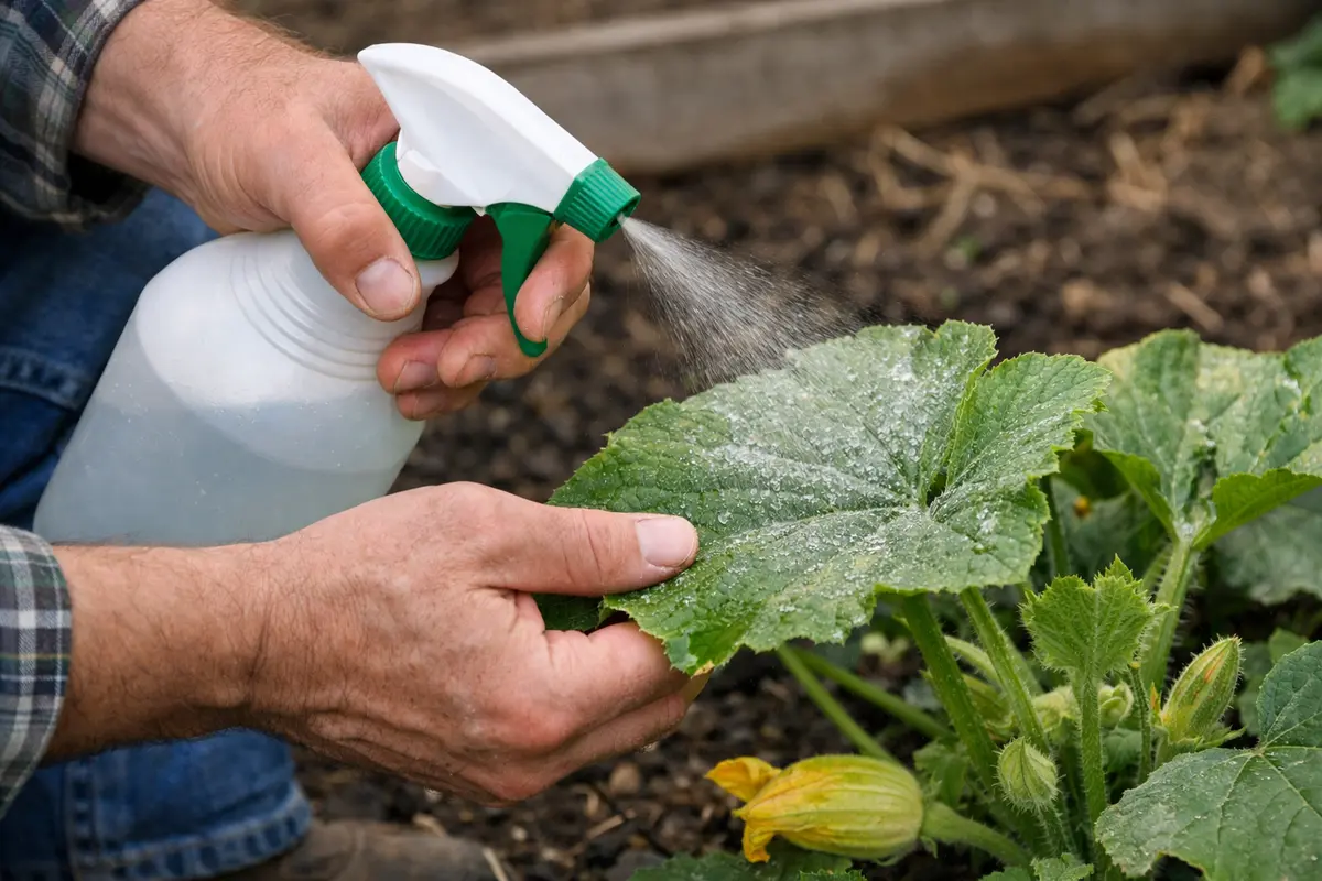 how to treat aphids on squash spray insecticidal soap on squash leaves