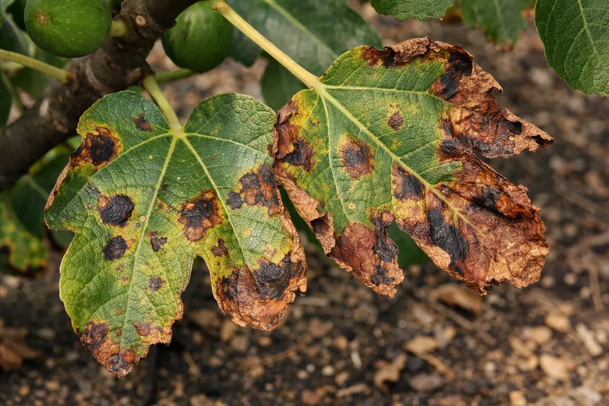 how to treat bacterial blight with visible browning or spots on leaves