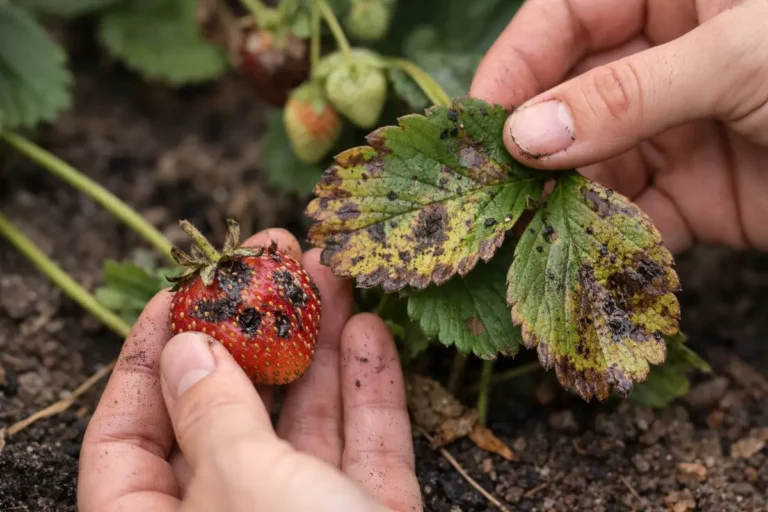 how to treat black spots on with damaged foliage in outdoor soil