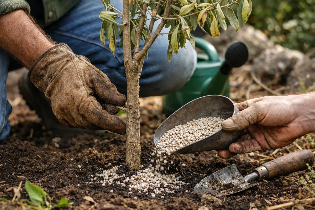 how to treat leaf curling on nourish olive trees for recovery post-frost