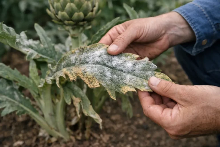 how to treat powdery mildew on with damaged foliage in outdoor soil
