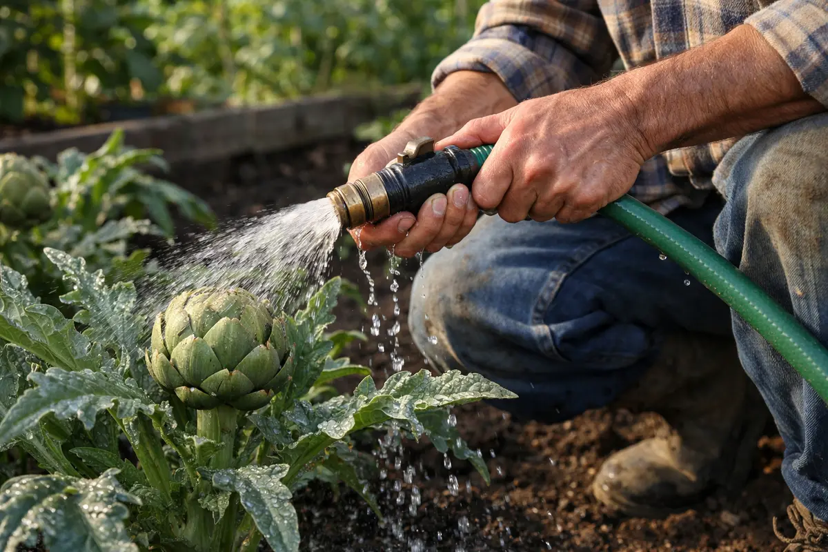 how to treat powdery mildew water artichokes early to prevent powdery mildew