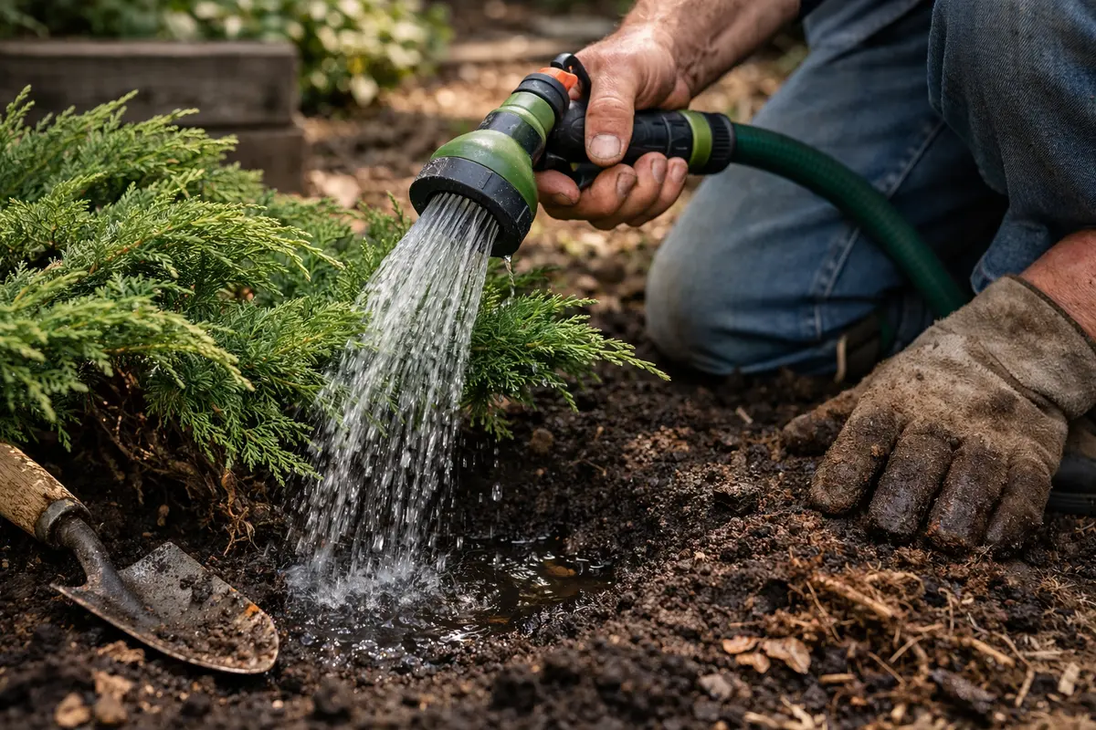 how to treat root rot in use proper watering techniques for junipers