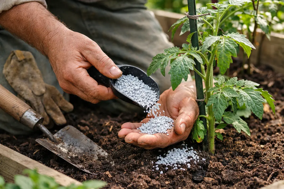 how to treat stunted growth in apply fertilizer to revive stunted tomatoes