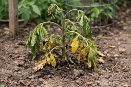 how to treat stunted growth in wilting visibly in real garden soil